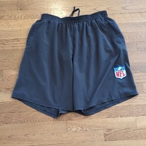 NFL Gray Athletic Shorts Lightweight Performance